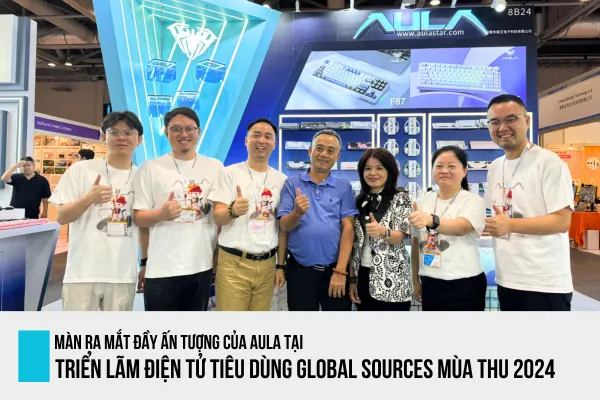 Màn Ra Mắt Đầy Ấn Tượng Của AULA Tại Triển Lãm Điện Tử Tiêu Dùng Global Sources Mùa Thu 2024