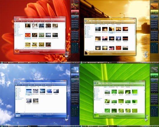 30 Beautiful Vista themes for XP