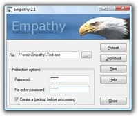 Đặt mật khẩu bảo vệ file exe với Empathy