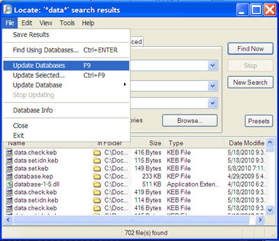 Locate32 - công c?tìm kiếm tệp tin nhanh chóng trong Windows