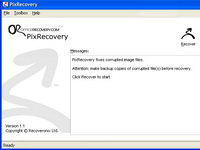 Khôi phục ảnh lỗi với PixRecovery 