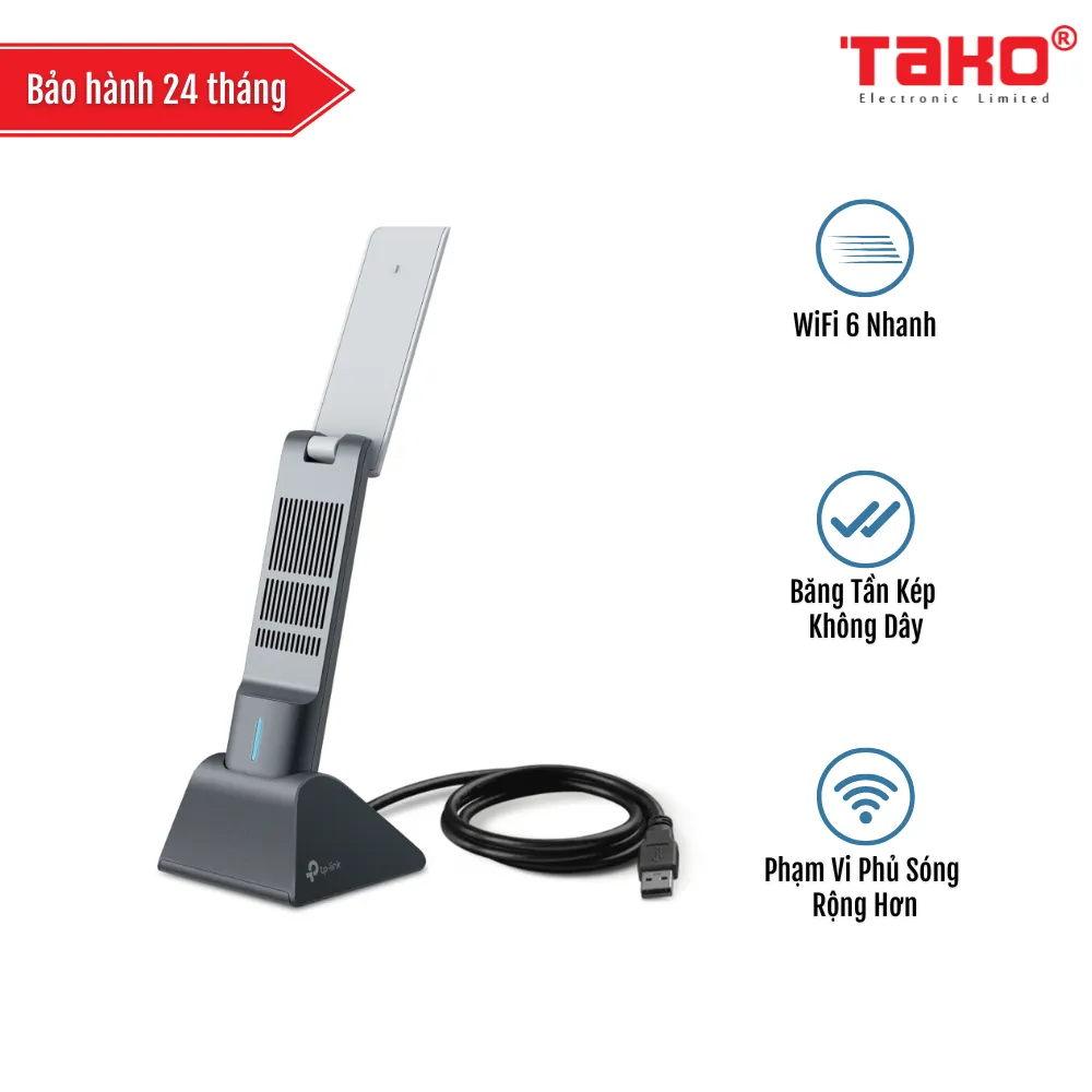 Archer TX50UH USB Wi-Fi Độ Lợi Cao AX3000