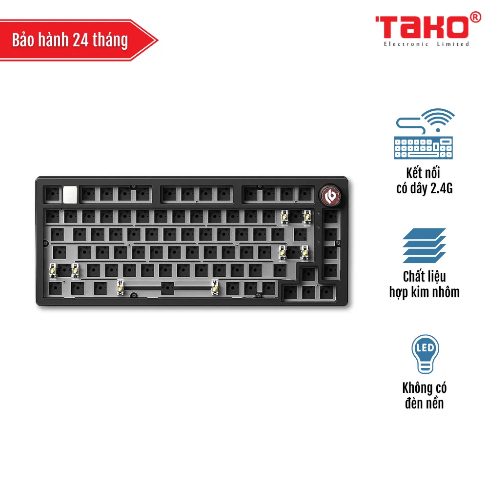 LEOBOG Hi75 KIT BÀN PHÍM CƠ GAMING CÓ DÂY (Phiên bản không có đèn nền)